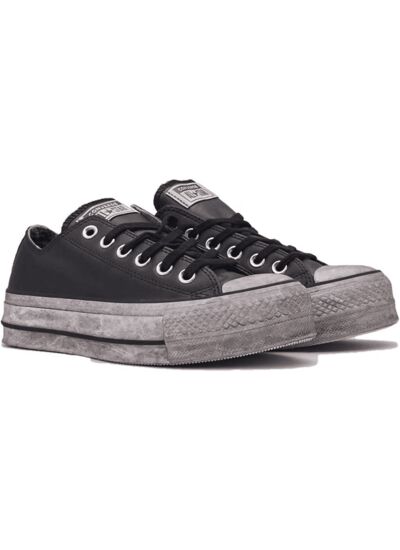 Chuck Taylor All Star Lift Leather Ltd Ox noir