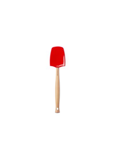 Grande Spatule cuillère en silicone 28cm cerise