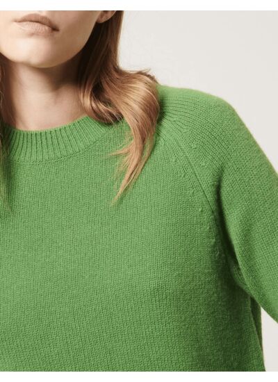 Pull Neona-Pull en laine vert