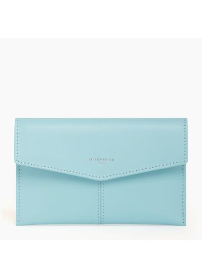 Pochette enveloppe moyen modèle Charlotte en cuir lisse