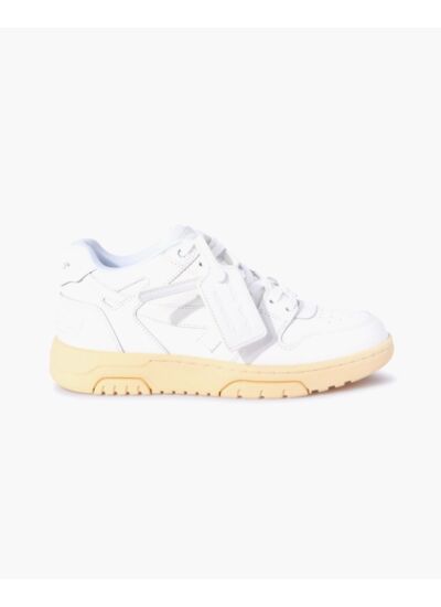 Off-White CREAM SOLE `Out Of Office Calf Leather` Sneakers