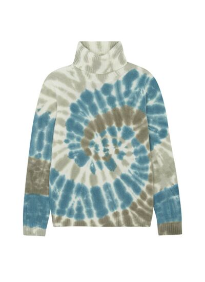 Pull Mochi Sunny Pull Cachemire Col Roulé Tie & Dye, 4 fils