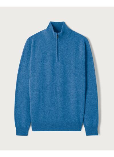 Pull camionneur - Homme - BLEU ECOSSE