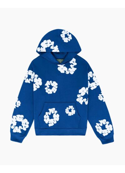 Denim Tears Sweatshirt The Cotton Wreath Bleu Royal