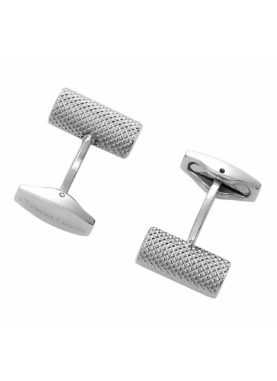 Boutons de manchette Caprio Chrome Diamond