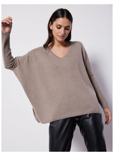 Pull poncho cachemire Faustine SEIGLE