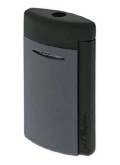 Briquet Minijet finition noir mate / gris