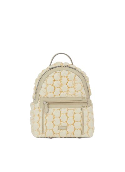 Ninon de Lancel - Sac A Dos Zippe S - Creme