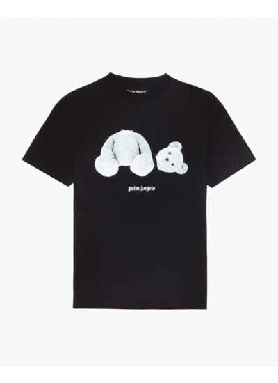 Palm Angels Ice bear tee black white