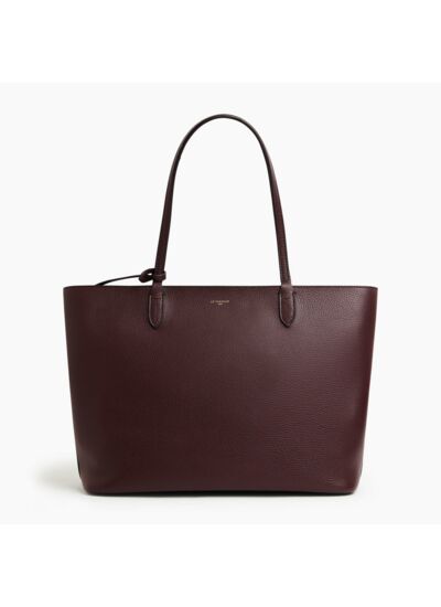 Grand sac cabas Louise en cuir grainé