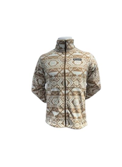 Granite Mountain Printed Fleece Jacket Homme Beige