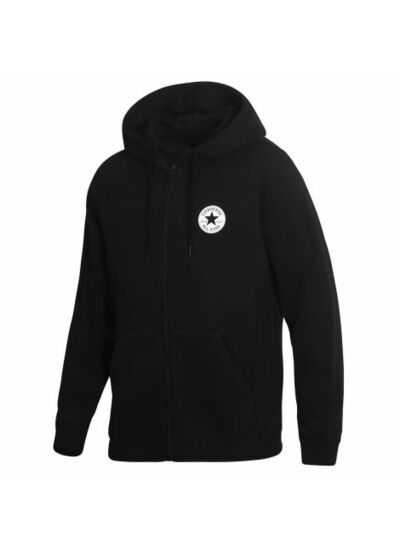 Chuck Patch Screen Print Hoodie Obsidian