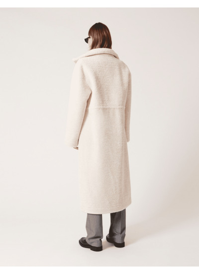 Manteau Miami-Manteau court écru