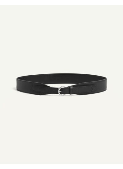 Ceinture en cuir noire