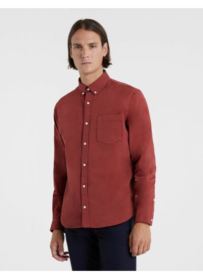 Chemise Gabriel terracotta