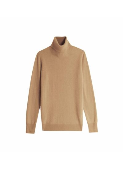 Pull Dobra col roulé en cachemire femme