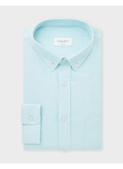 Chemise Gabriel turquoise