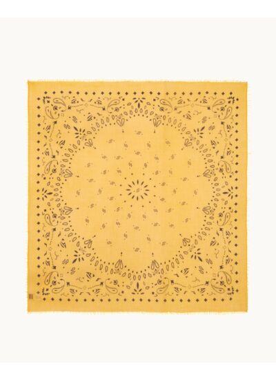 Très Grand Bandana EFFY Très grand bandana en voile de cachemire, 2 fils