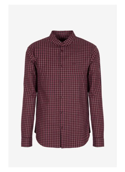 Camicia - Chèque Bordeaux