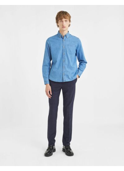 Chemise Gabriel en denim bleu