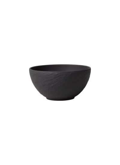 Manufacture Rock - Bol, rond, noir, en porcelaine haut de gamme