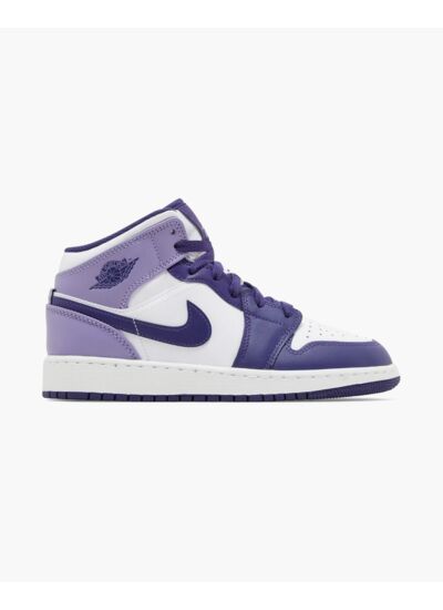 Air Jordan 1 Mid White Sky J Purple