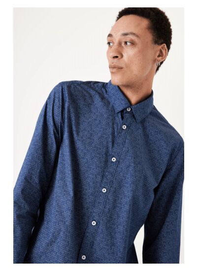 Men Shirt Blue