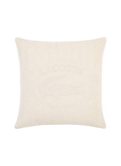 Lacoste - Housse de coussin en coton vert, L Lacoste