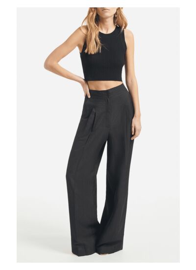 Pantalon Aciano En Viscose et Lin