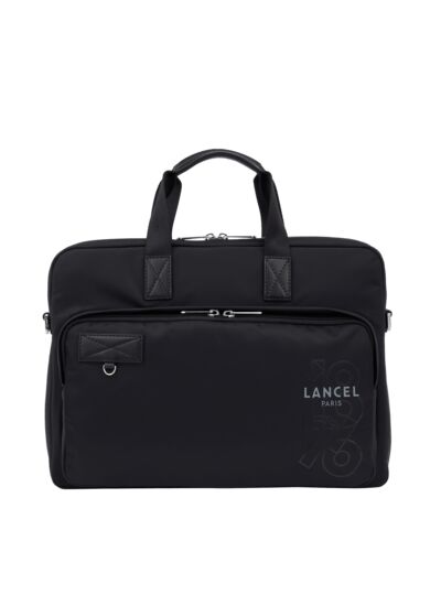 Leo De Lancel - Porte Doc Slim - Noir