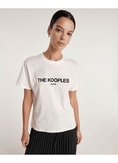 T-Shirt Avec Print Kooples Paris Sur L'Avant Femme