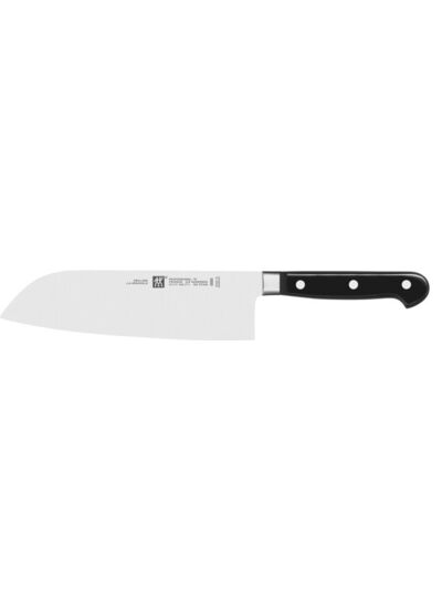 Couteau santoku 18 cm, Tranchant lisse