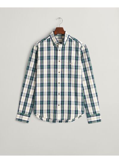 Regular Fit Checked Archive Poplin