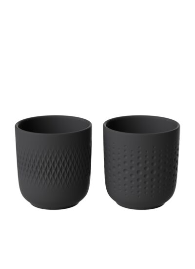 Manufacture Collier noir Mug Set 2pcs