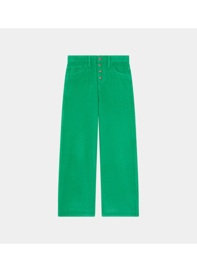 Pantalon droit Electra velours côtelé