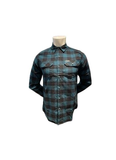 Weston Pass II Flannel Homme Bleu et Vert