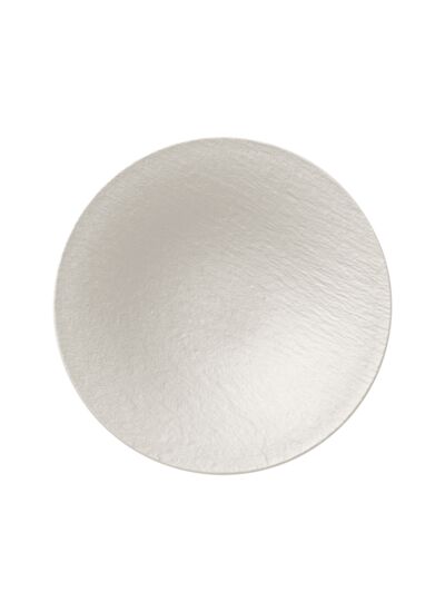 Manufacture - Plat creux, rond, blanc, en porcelaine haute qualité, diamètre 28,5cm, 440 ml