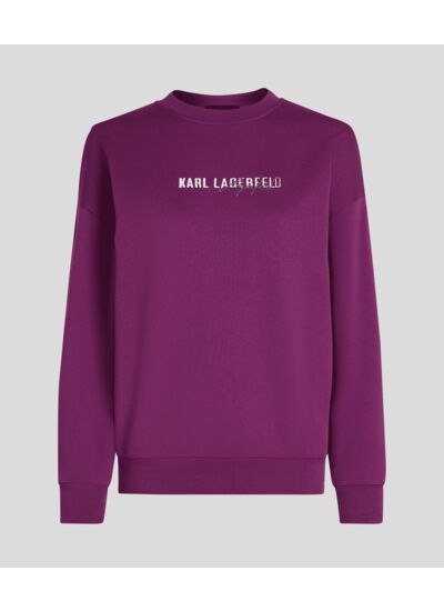 ESSENTIAL ELONGATED LOGO SWEATSHIRT