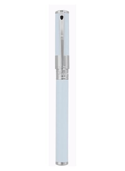 Gamme Initial - Stylo Roller bleu pastel et chrome