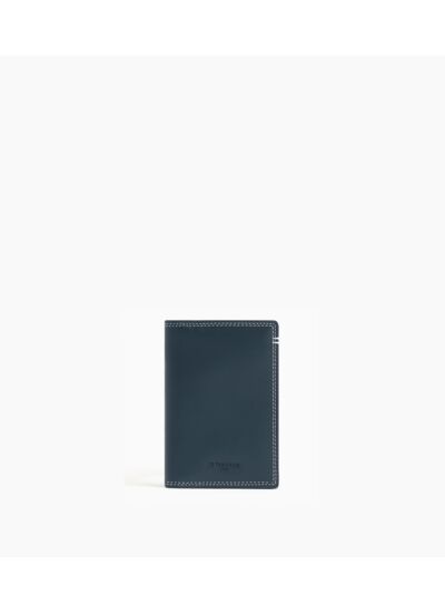 Porte cartes vertical Martin en cuir lisse