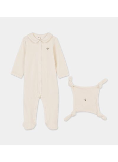 Ensemble pyjama et doudou Angele coton