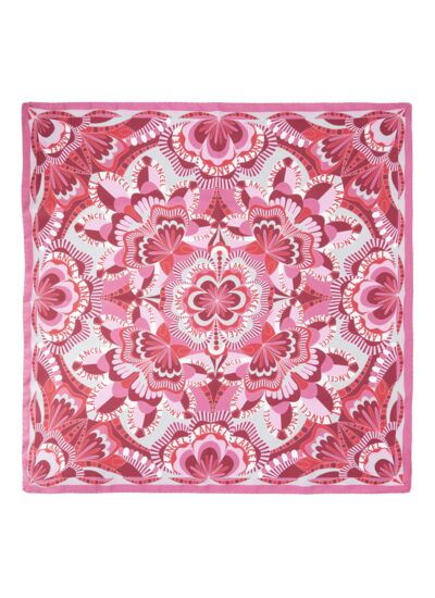 Motif Floral - Carre 70 - Multico Cerise