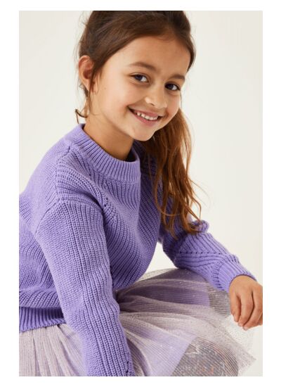 Girls Sweater Purple