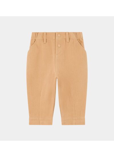 Pantalon droit Jalinto twill de coton