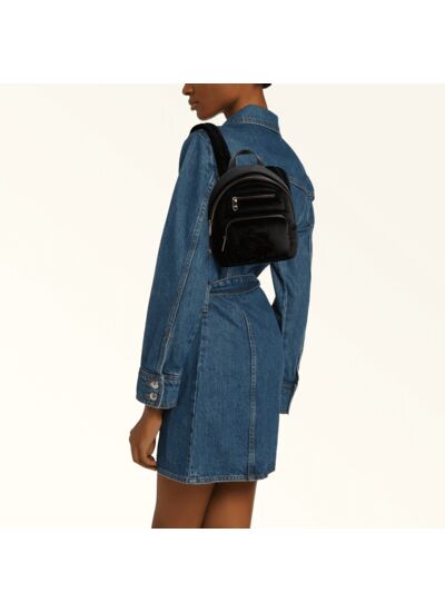 GAIA MINI BACKPACK - VELVET PADDED+PATCH