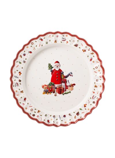 Toy’s Delight plat de service, multicolore/ rouge/ blanc, 45 cm