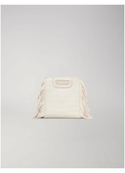 Sac M Mini en cuir effet croco