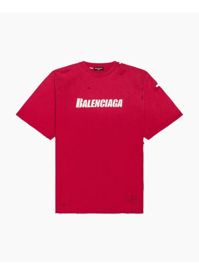 T-Shirt - Destroyed Flatground - Raspberry