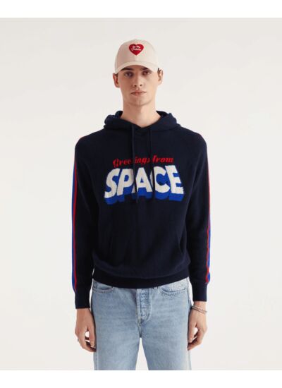 Pull Hoodie Greetings From Space Light