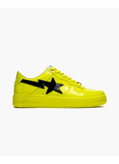 A Bathing Ape Bapesta #2 Yellow Patent 2024